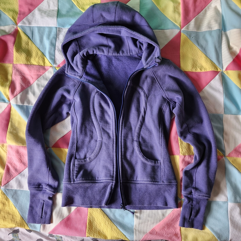 SOLD - lululemon athletica Purple Scuba Hoodie - Picture 4 of 8